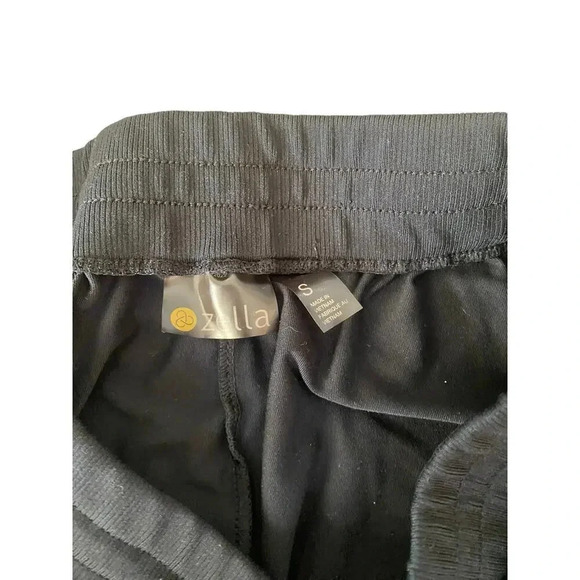 Zella Women's Black Drawstring Trapped Jogger Pants Size Small - Picture 5 of 7